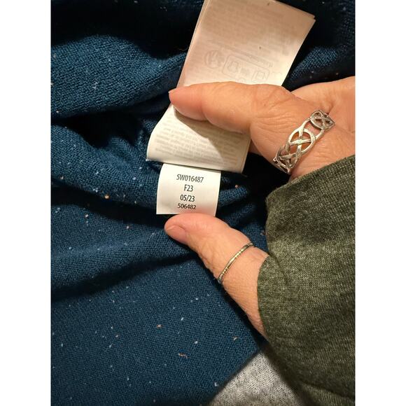 Smartwool Shadow Pine Sweater In Twilight Blue Women’s Size L - Picture 5 of 7